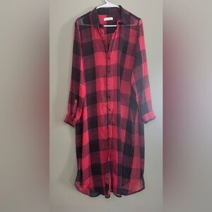 Zara Sheer Duster/Coverup